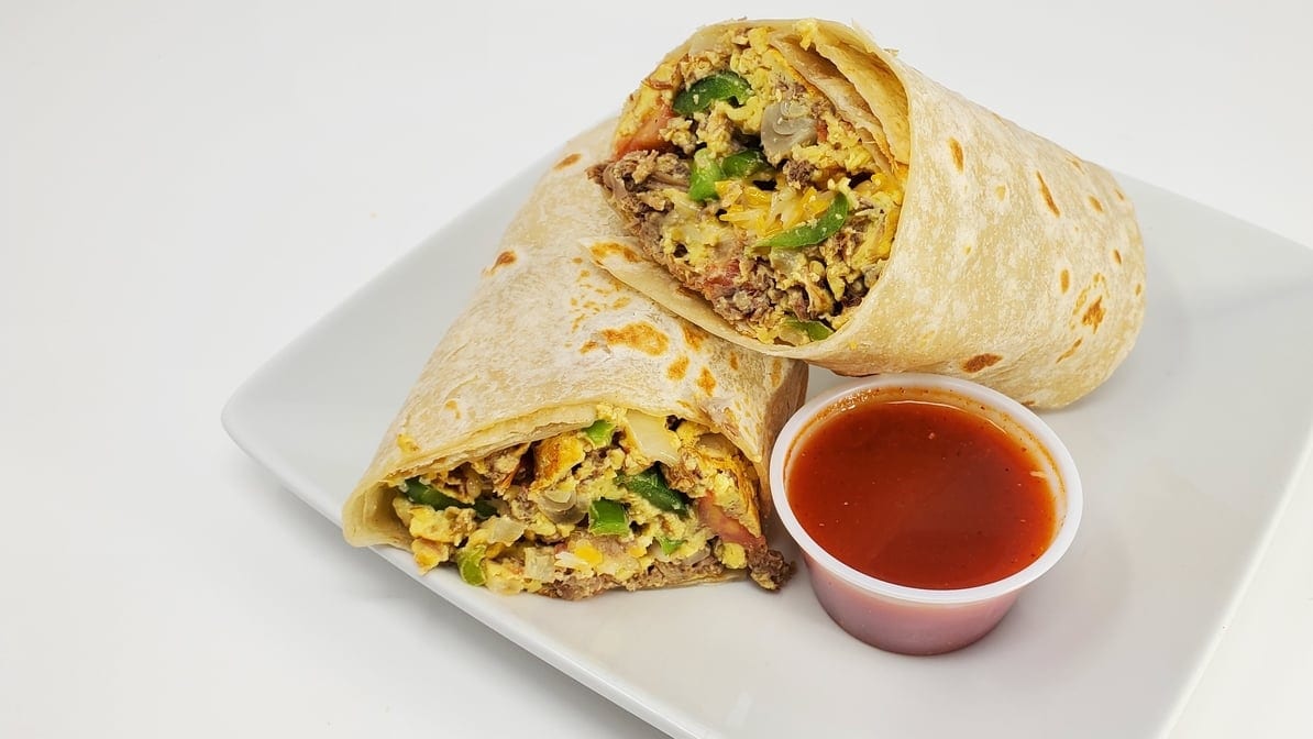 Machaca Burrito.