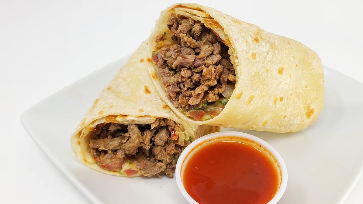 Carne Asada Burrito.