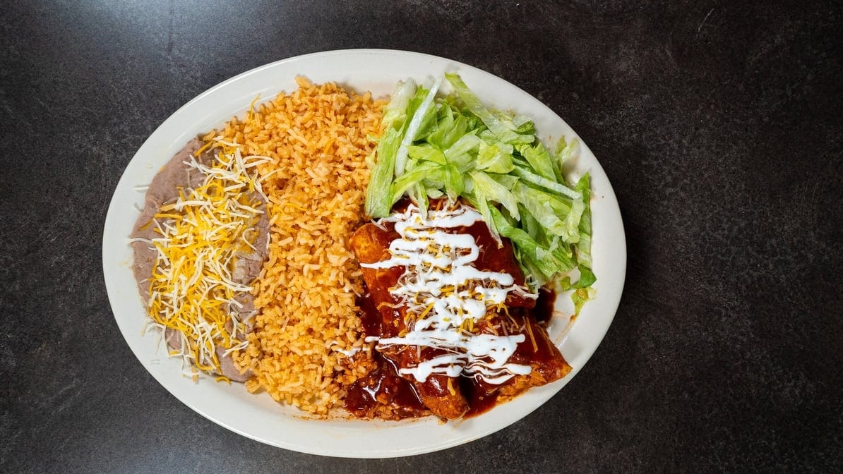 Two Enchiladas.