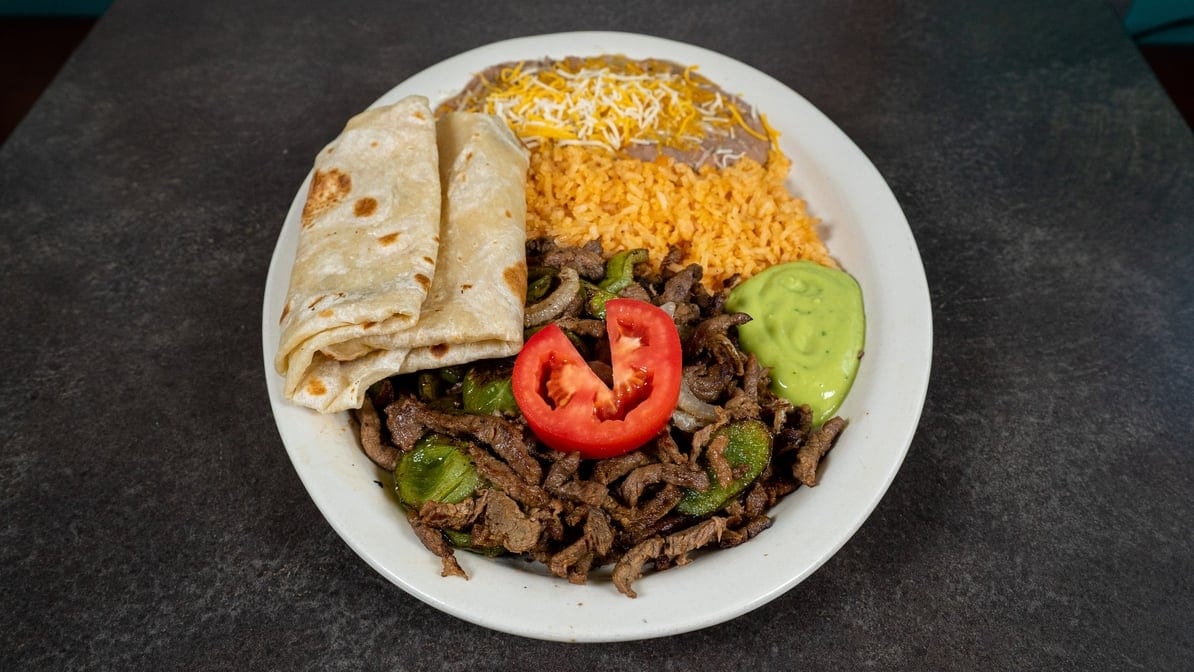 Fajitas Plate.