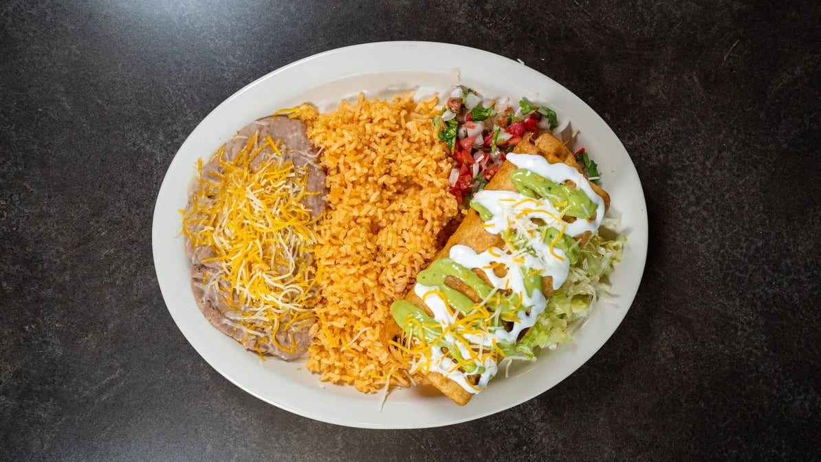 Chimichanga Plate.