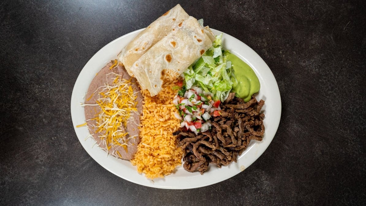 Carne Asada Plate.